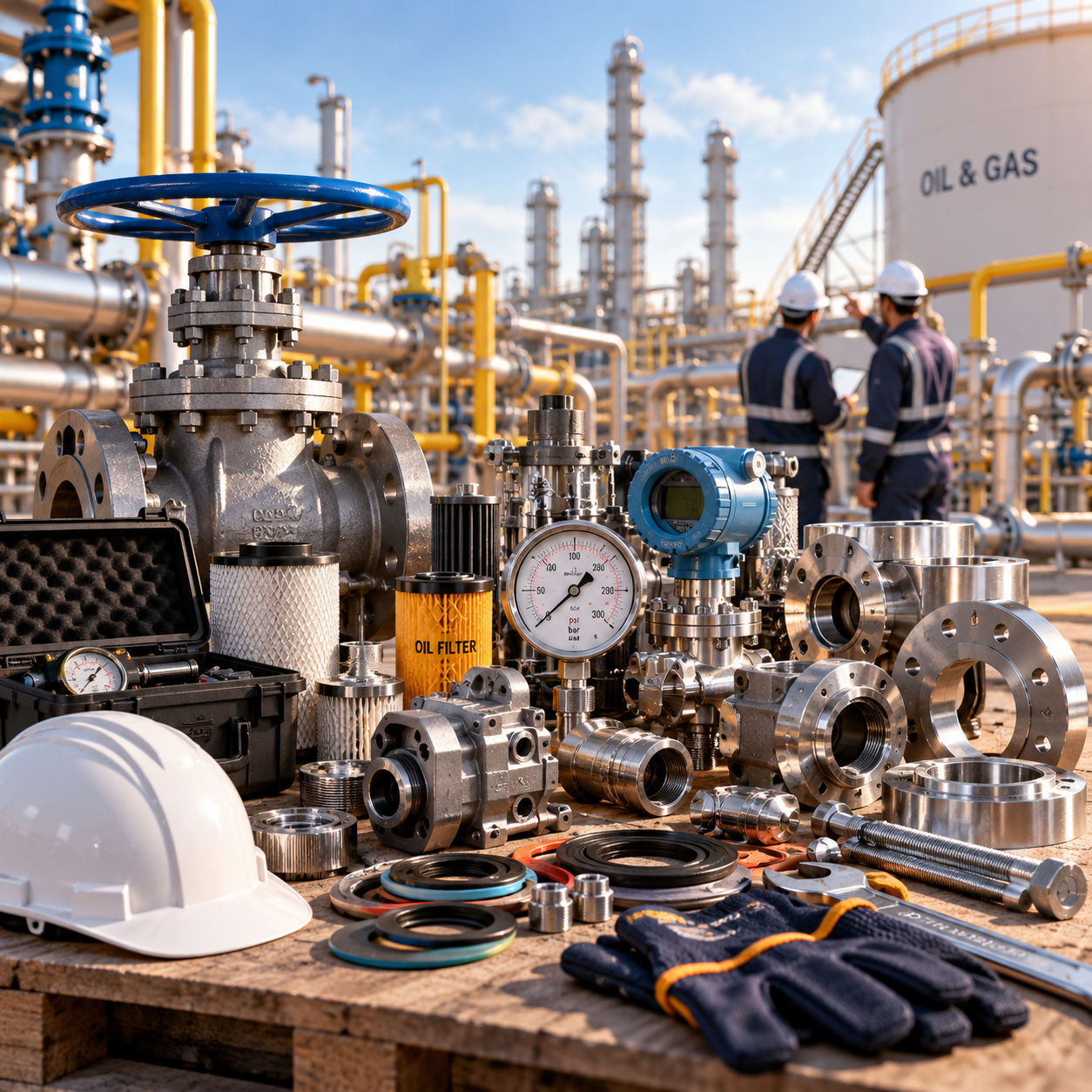 Oil and gas plant equipment